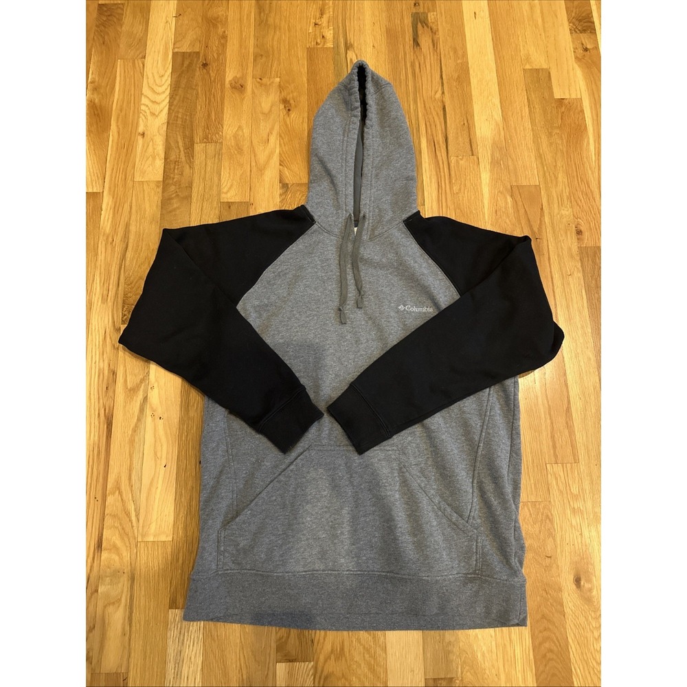 COLUMBIA HOODED SWEATSHIRT HOODIE MENS 2XL/2TG NEW NWT GRAY/BLACK